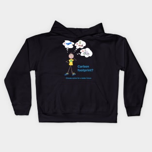 Carbon Footprint Kids Hoodie